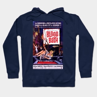 Classic Horror Movie Poster - Blood Bath Hoodie